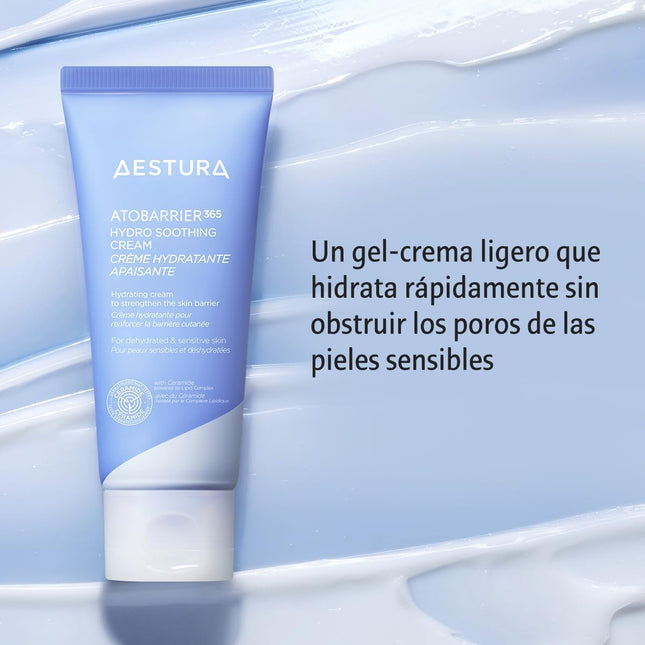 AESTURA ATOBARRIER365 CREMA HIDRATANTE | Crema Gel Ligera | Hidratante Facial Para Piel Grasa Y Sensible | Testada Por Dermatólogos | 60Ml