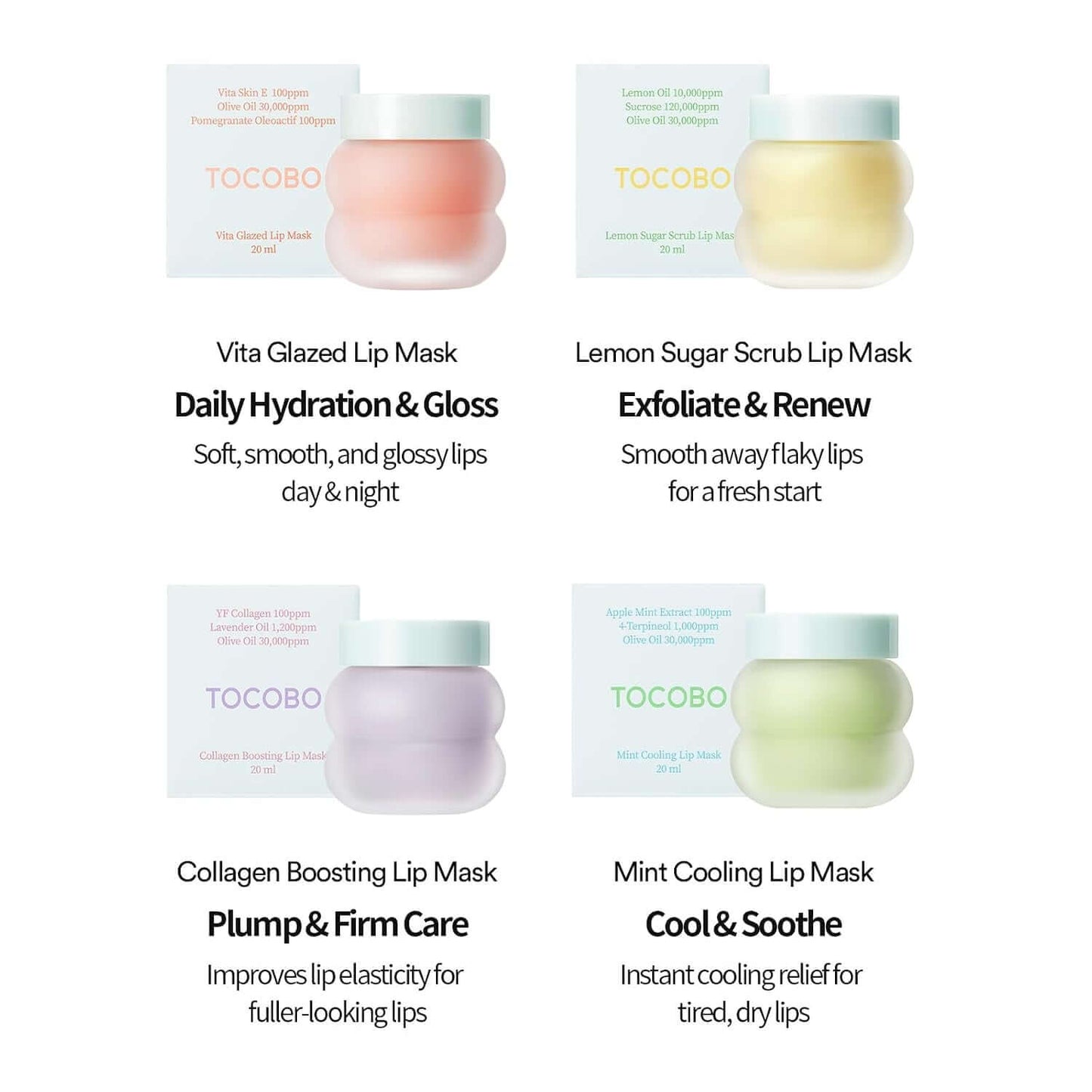 Lip Sleeping Mask Vegano — Purple Collagen (TOCOBO)