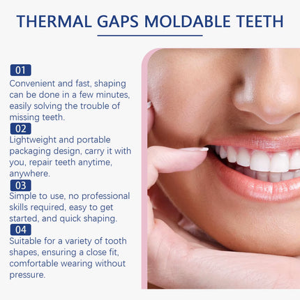 Resin Tooth Repair Glue Shapeable Teeth Gaps Filling Solid Glue Temporary Tooth Repair Safe DIY Emergency Dental Care Supplies