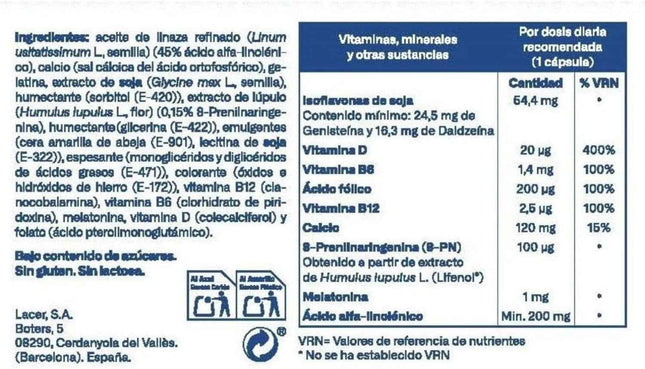 Flavia Nocta Menopausia y Sueño 30 Cápsulas