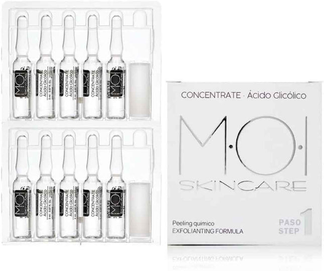 Ampollas Faciales Ácido Glicólico 10 Viales 2ml