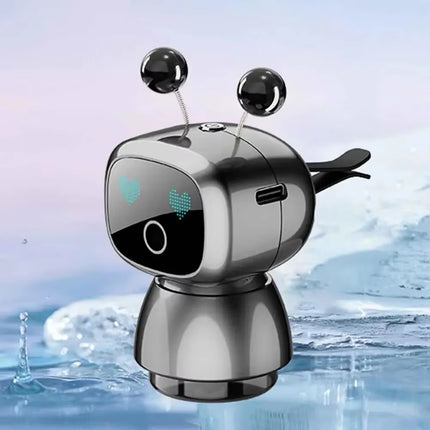 Smart Car Air Freshener AI Rechargeable Car Aroma Diffuser Smart Eyes 4 Levels of Adjustable Intelligent Car Diffuser Gift