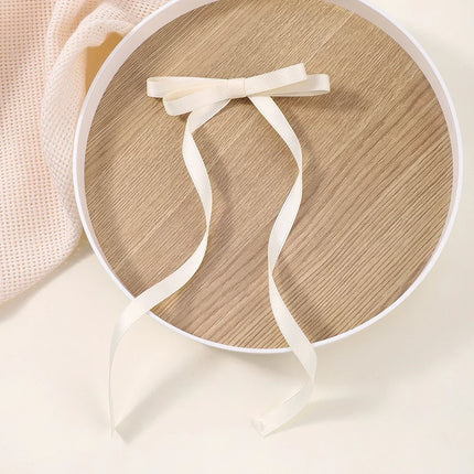 2Pcs New Cute Ribbon Bow Headband Long Tassel Hair Clip Women'S Hair Accessories Girls Party Headwear Side Clips Wholesale