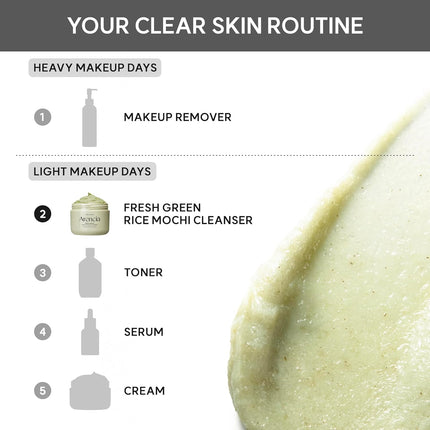 FRESH GREEN RICE MOCHI CLEANSER