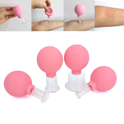Ventosas de Cupping Facial de Silicona para Masaje