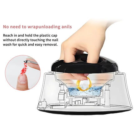 Steam Gel Nail Polish Remover - control panel
