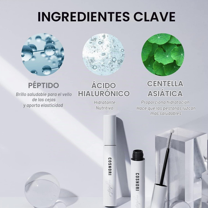 Serum Potenciador de Pestanas y Cejas Vegano COSNORI