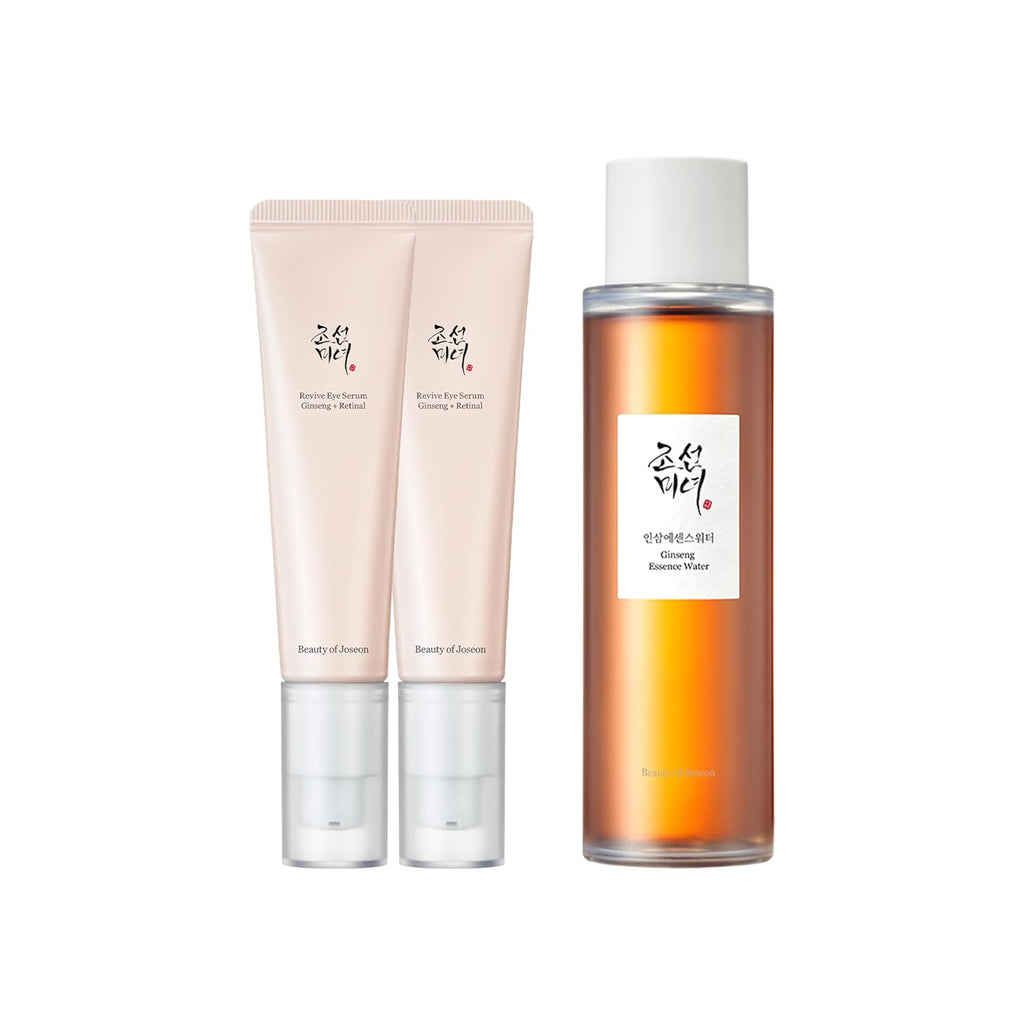 Dúo Ginseng Coreano — Sérum de Ojos + Tónico Facial Revitalizante