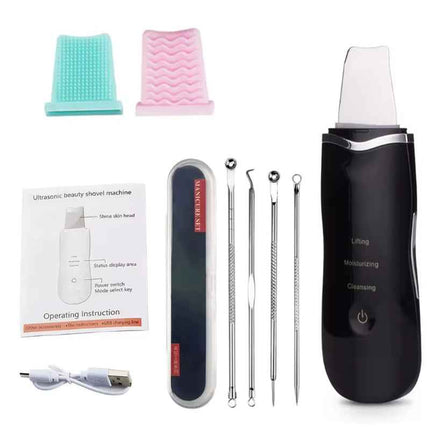 Espatula Ultrasonica Facial para Limpieza y Peeling