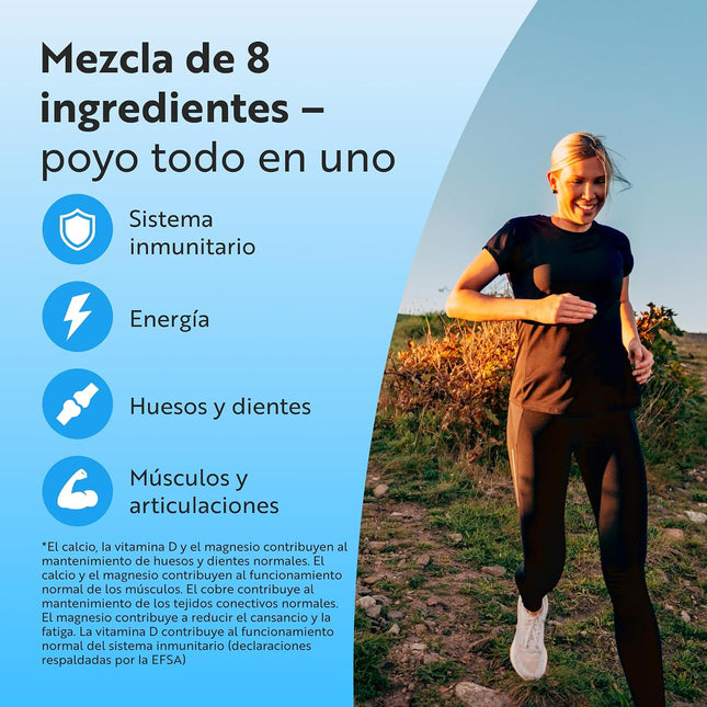 Nutravita Calcio Magnesio Zinc Y Vitamina D - 365 Tabletas Vegetarianas