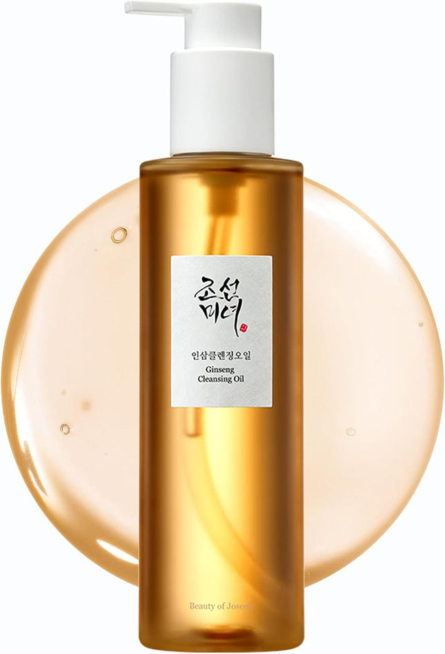 Beauty of Joseon Aceite Limpiador De Ginseng, Desmaquillante Resistente Al Agua Para Pieles Sensibles Con Tendencia Acneica. Cuidado De La Piel Coreano Para Hombres Y Mujeres, 210 Ml (7.1 Fl Oz)