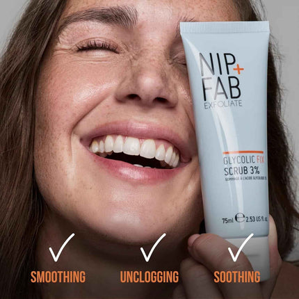 Nip+Fab Glycolic Fix Scrub Exfoliante Facial 75 ml