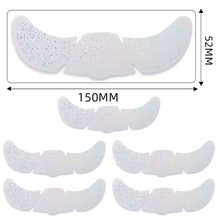 6Pcs Hot Stamping Freckles Makeup Patches Metallic Radiation Golden Silver Fake Freckles Temporary Tattoo Stickers Face Makeup