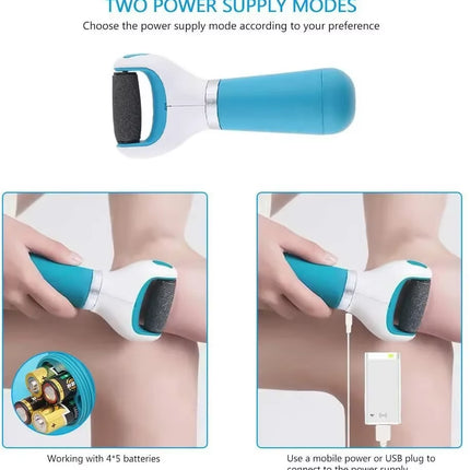 Electric Foot Care Machine Exfoliator Pedicure Tool Foot Grinding File Skin Care Device Foot Care Tool for Dead Skin Removal