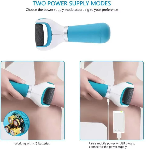 Electric Foot Care Machine Exfoliator Pedicure Tool Foot Grinding File Skin Care Device Foot Care Tool for Dead Skin Removal