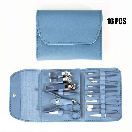 Nail Clippers Tool Set 16Pcs Manicura y Pedicura