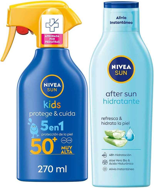 Pack Solar NIVEA SUN Niños Spray FP50+ y After Sun