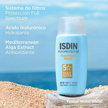 ISDIN Fusion Water MAGIC SPF50 Protector Solar Facial 50 ml