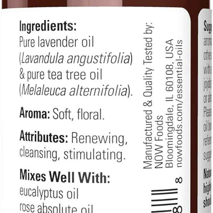 Aceite Esencial Lavanda y Árbol de Té NOW 30 ml