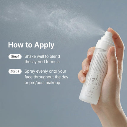Dr.Althea 345 Relief Cream Mist, Bruma Facial Hidratante Con Extracto De Arroz, Cuidado Calmante Para Piel Sensible, Skincare Coreano Vegano, 60 Ml