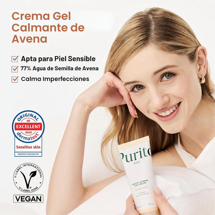 Gel Crema Calmante De Avena Para Piel Sensible, 100 Ml