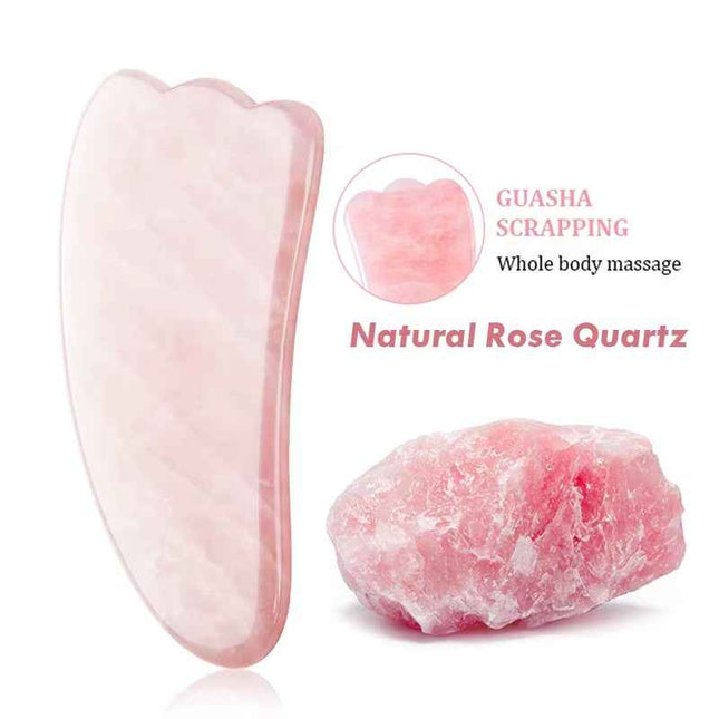 Gua Sha Facial Jade Natural para Masaje y Lifting