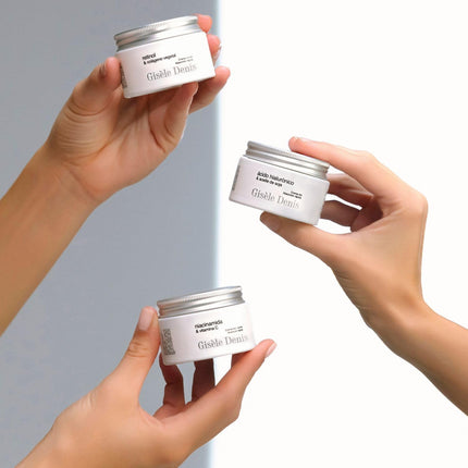 GISÈLE DENIS - Crema Facial Retinol Y Colágeno Vegetal 50 Ml, Crema Aclarante, Regenerante, Reparadora Y Emoliente, Aporta Luminosidad, Crema Antiarrugas Y Antimanchas, Rápida Absorción