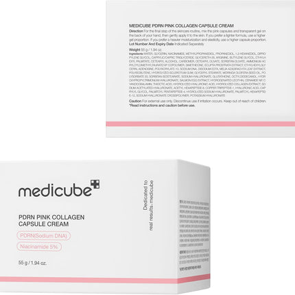 Medicube Capsule Cream with Salmon DNA PDRN Pink Collagen