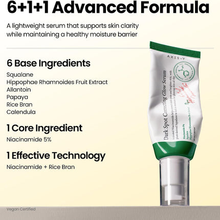 Suero Iluminador Corrector De Manchas Oscuras Eliminador De Manchas Oscuras Con 5% De Niacinamida Para El Rostro. Cuidado De La Piel Vegano Coreano. 50 Ml.