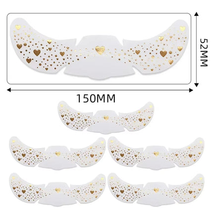 6Pcs Hot Stamping Freckles Makeup Patches Metallic Radiation Golden Silver Fake Freckles Temporary Tattoo Stickers Face Makeup