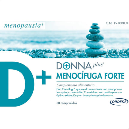Donnaplus Menocífuga Forte | 30 Comprimidos | Complemento Alimenticio Para La Mujer En Edad De Menopausia Con Melisa Y Vitaminas