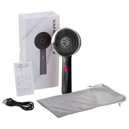 Red Light Scalp Massage Comb con Vibracion y Dispensador