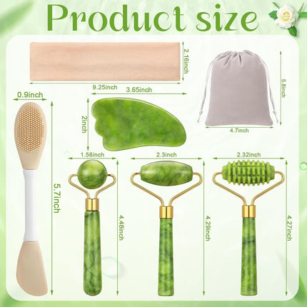 Set Gua Sha De Jade — Drena, Relaja, Esculpe Tu Rostro