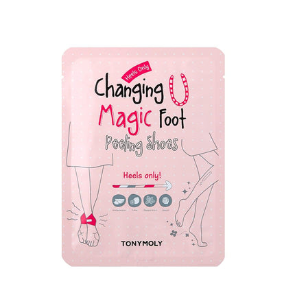 Changing U Magic Foot Peel - Removes Calluses, Cracked Heels, 1Pk