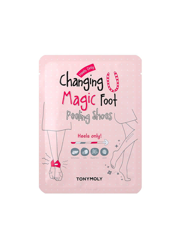 Changing U Magic Foot Peel - Removes Calluses, Cracked Heels, 1Pk