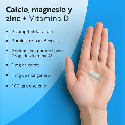 Nutravita Calcio Magnesio Zinc Y Vitamina D - 365 Tabletas Vegetarianas