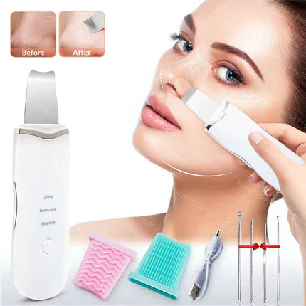 Espatula Ultrasonica Facial para Limpieza y Peeling