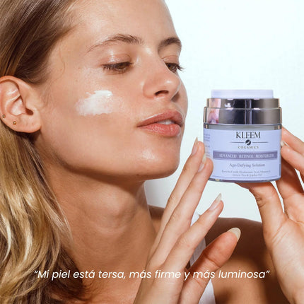Crema Hidratante Facial Mujer Y Hombres Con Retinol, Ácido Hialurónico Y Vitamina E– Crema Antiarrugas Mujer Para Reducir Arrugas, Líneas Finas Y Manchas Oscuras – Antiedad Facial Crema De Noche -50Ml