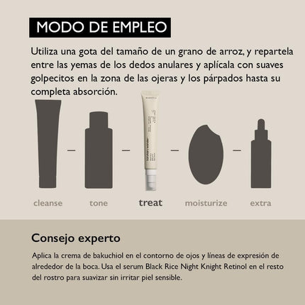Wonder Black Rice Bakuchiol Eye Cream, Cuidado De Líneas Y Arrugas, 20 Ml