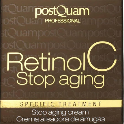 Postquam Retinol C | Crema Antirughe Con Retinolo E Vitamina C - Crema Antietà per Donne - 50Ml