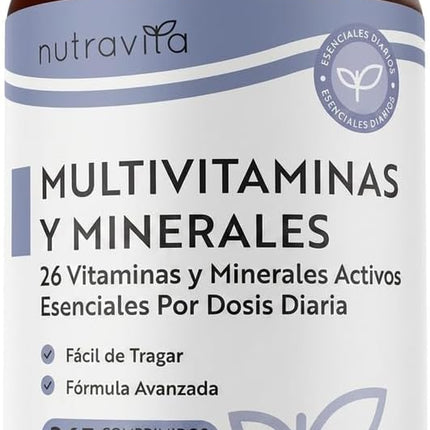 Nutravita Multivitaminas Mujer Y Homre - 365 Comprimidos Veganos