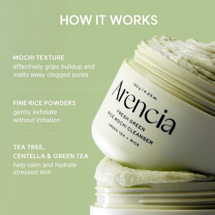 FRESH GREEN RICE MOCHI CLEANSER