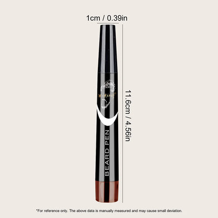 Beard Pen Filler Single Piece or Set Barber Styling Pencil Waterproof Black Hair Enhancer Brush Cosmetic Repair Tool