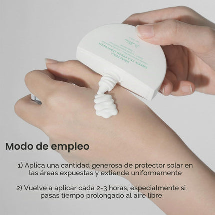 Dr.Althea Green Tea Fresh Sunscreen | Protector Solar Ligero Para Piel Sensible | Con Centella Para Calmar Y Refrescar La Piel | Protector Solar Facial Vegano Coreano (45 Ml, SPF50 PA++++)