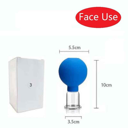 Ventosas de Cupping Facial de Silicona para Masaje