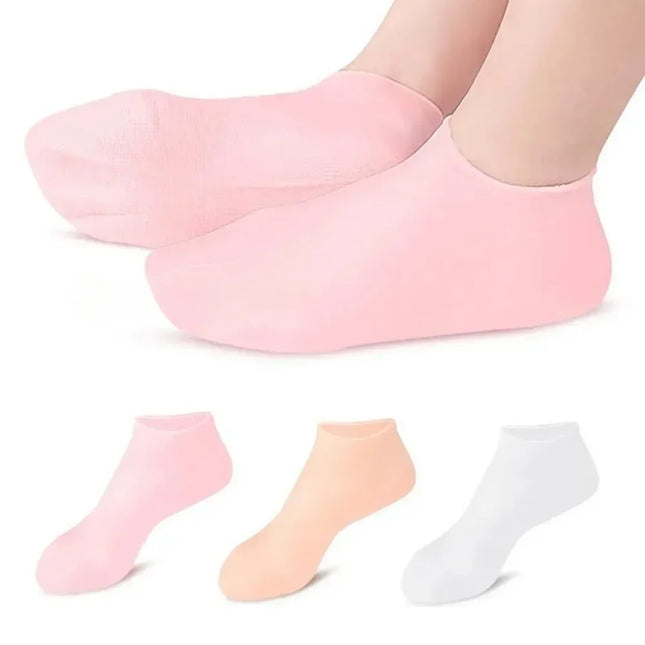 Silicone Foot Care Socks anti Cracking Moisturizing Gel Socks Dead Skin Remover Protector Pain Relief Foot Care Tool