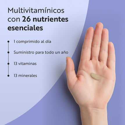 Nutravita Multivitaminas Mujer Y Homre - 365 Comprimidos Veganos
