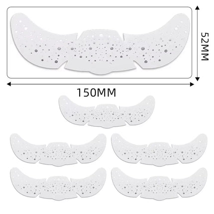 6Pcs Hot Stamping Freckles Makeup Patches Metallic Radiation Golden Silver Fake Freckles Temporary Tattoo Stickers Face Makeup