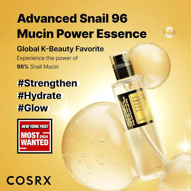 Snail Mucin Essence 96,3% — Reparación e Hidratación Coreana (COSRX)