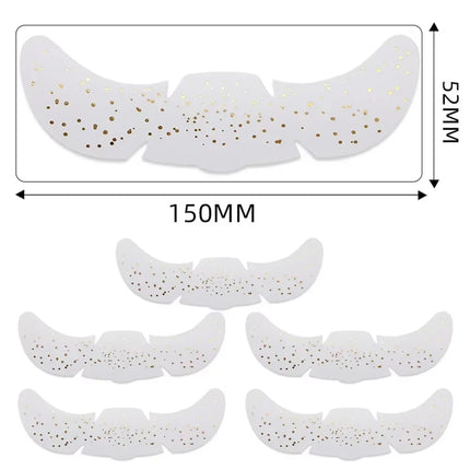 6Pcs Hot Stamping Freckles Makeup Patches Metallic Radiation Golden Silver Fake Freckles Temporary Tattoo Stickers Face Makeup